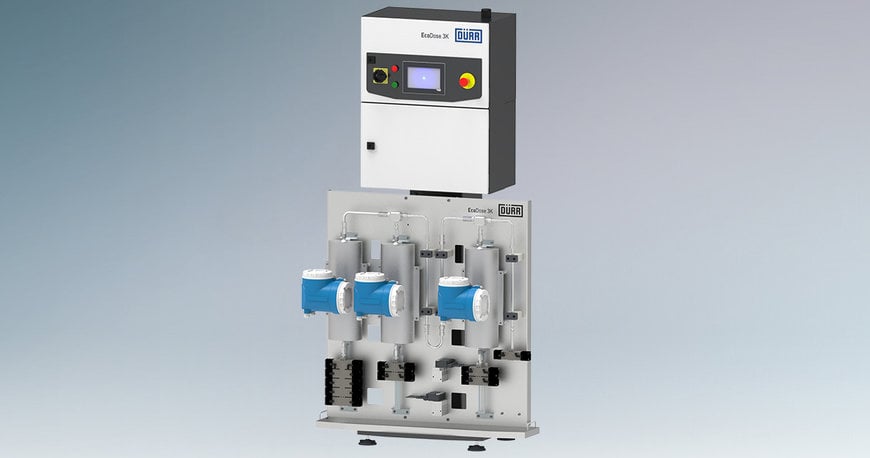 Robust and precise mixing system for up to three components